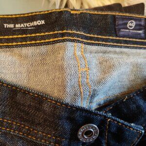 AG Adriano Goldschmied “The Matchbox” Slim Straight Jeans 33x34 Dark Wash